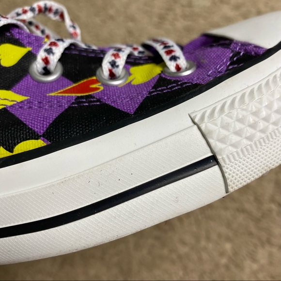 *SOLD* Converse Chuck Taylor DC Comics Harley Quinn High Top Sneakers Size 5/7 - Picture 8 of 13